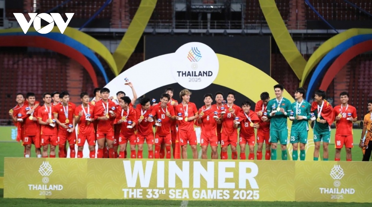 Vietnam U22 erupts in joy after SEA Games 2025 triumph